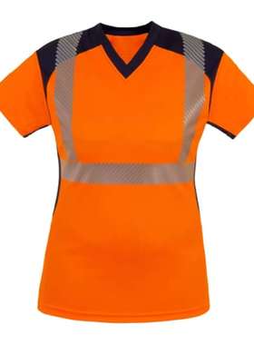 T2S TSHIRBAHC01OMXS T2S 巴伊亚橙色女性 Hi Vis T 恤 XS