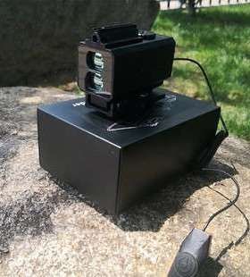 laserworks 红点版LE032 Mini激光测距仪700米配四向调节支架