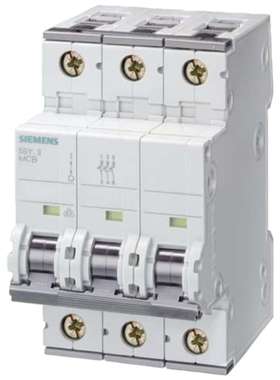 Siemens 5SY4363-7 西门子Sentron 5SY4 MCB 3P 63A Curve C 400V