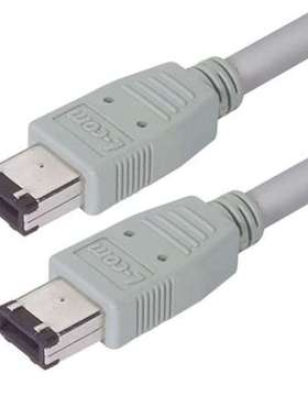 L-Com CSM94-3M 公头6针接头到公6针插头 灰色电缆 3米