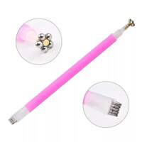 Powerful large-sized golden hoop rod magnet for nail art, double-head lightning cat's eye nail polish glue, double-head thickened multi-functional magnet thumbnail 5