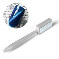 Powerful large-sized golden hoop rod magnet for nail art, double-head lightning cat's eye nail polish glue, double-head thickened multi-functional magnet thumbnail 6