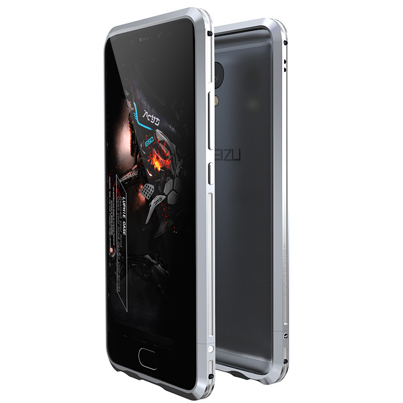 Luphie Bicolor Blade Sword Slim Light Aluminum Bumper Metal Shell Case for MEIZU M5 Note
