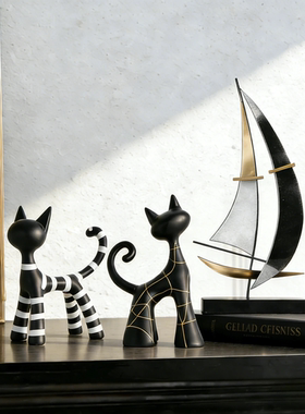 轻奢高级感现代简约客厅装饰摆件