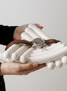 创意手形陶瓷收纳家居装饰摆件