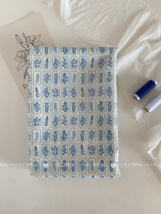 全棉40支印花布法式几何复古花花家居服发饰发圈童装布diy布料