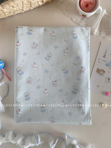 全棉40支印花布可爱卡通萌系小象服装发饰包包娃衣手工diy布料