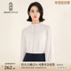 上衣女衬衣新款 春装 泡泡长袖 名师路衬衫 直筒淑女法式 甜美别致