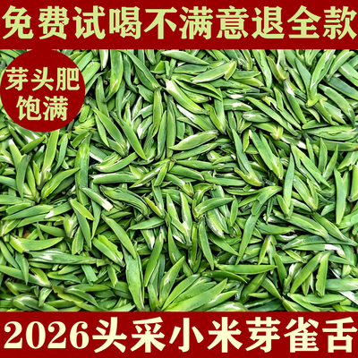 2026新茶蒙顶山茶头采雀舌高品质