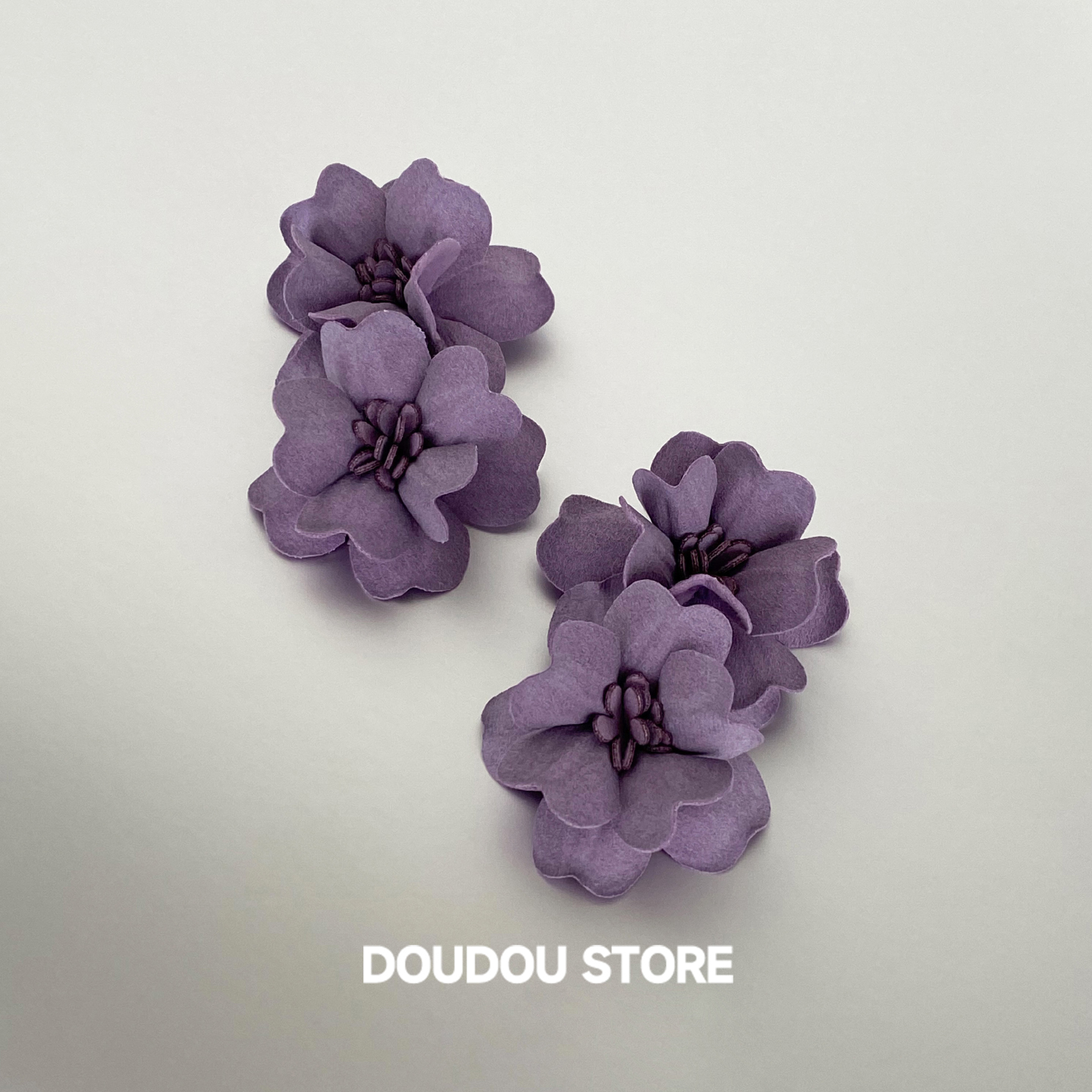 doudoustore花朵耳环