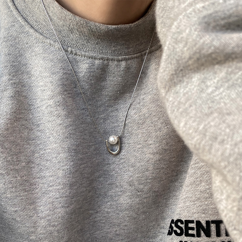 doudoustoreu形珍珠项链