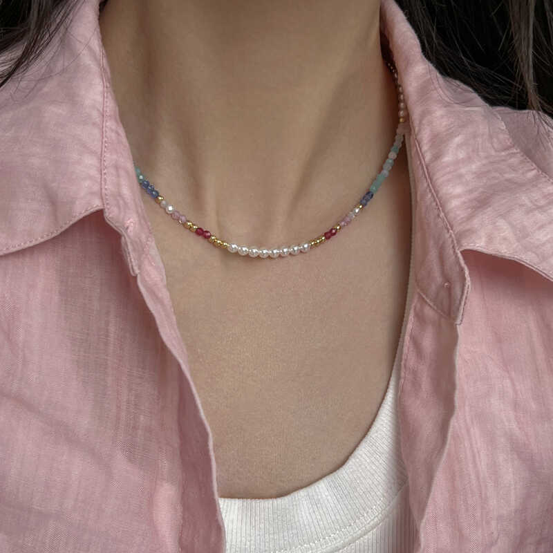 doudoustore彩虹项链