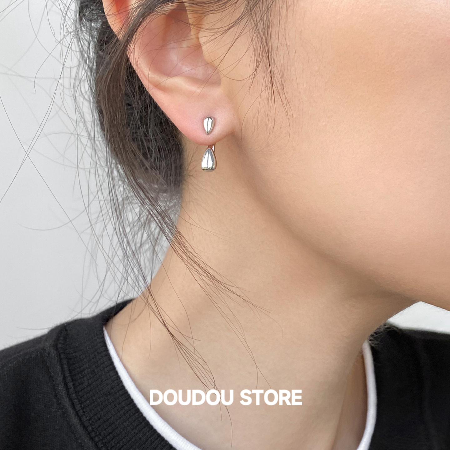 doudoustore水滴耳环