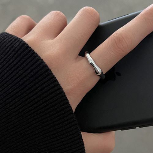 doudoustore素圈戒指