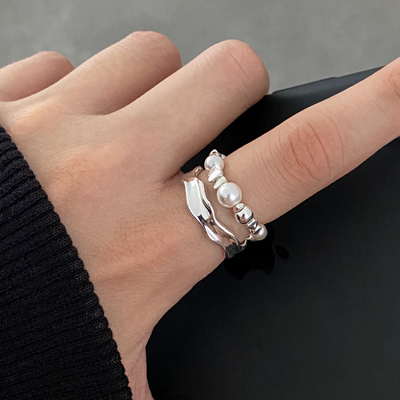 doudoustore液态双层戒指