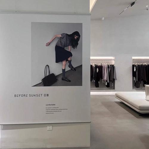 巨幅海报打印广告画服装店氛围感挂画高级海报卷轴橱窗时尚装饰画
