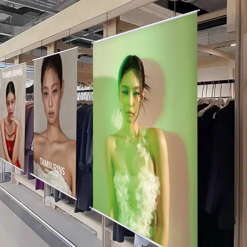 珍妮海报卷轴挂画jennie明星高清写真照片服装店广告海报橱窗饰画图片