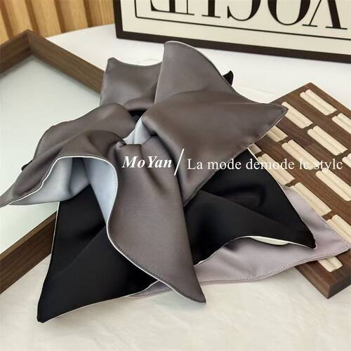 双拼AB面缎面发绳超好看的发圈