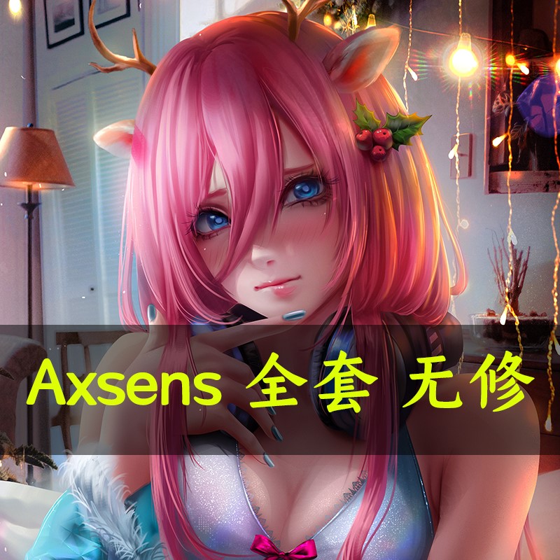 3d画师axsens无修插画 日韩动漫唯美萝莉写实原画 4k高清手机壁纸