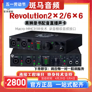 6×6声卡专业录音编曲 黑狮2x2 直播有声书配音 USB外置声卡套装