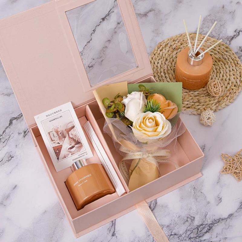 生日礼物送女生女朋友实用高级礼品永生花香薰礼盒公司活动伴手礼