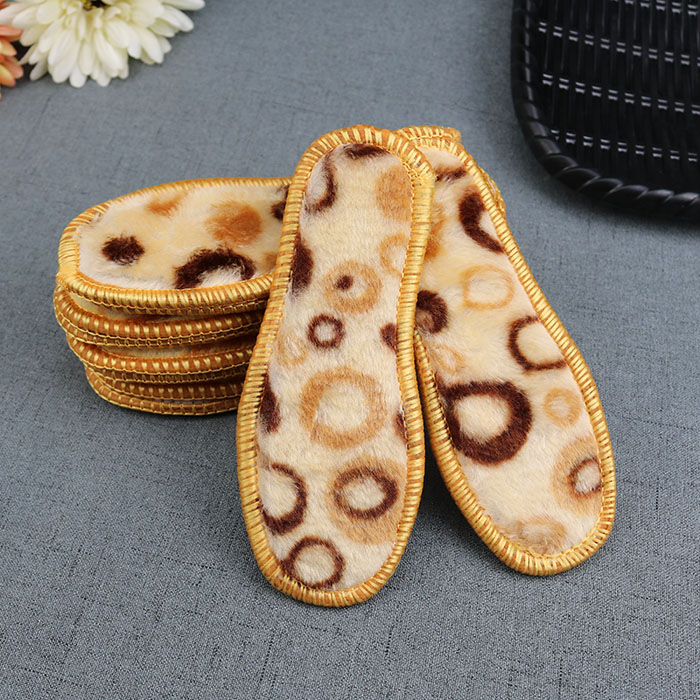 儿童保暖鞋垫加绒加厚透气吸汗防臭男女宝宝专用软底羊毛鞋垫冬季