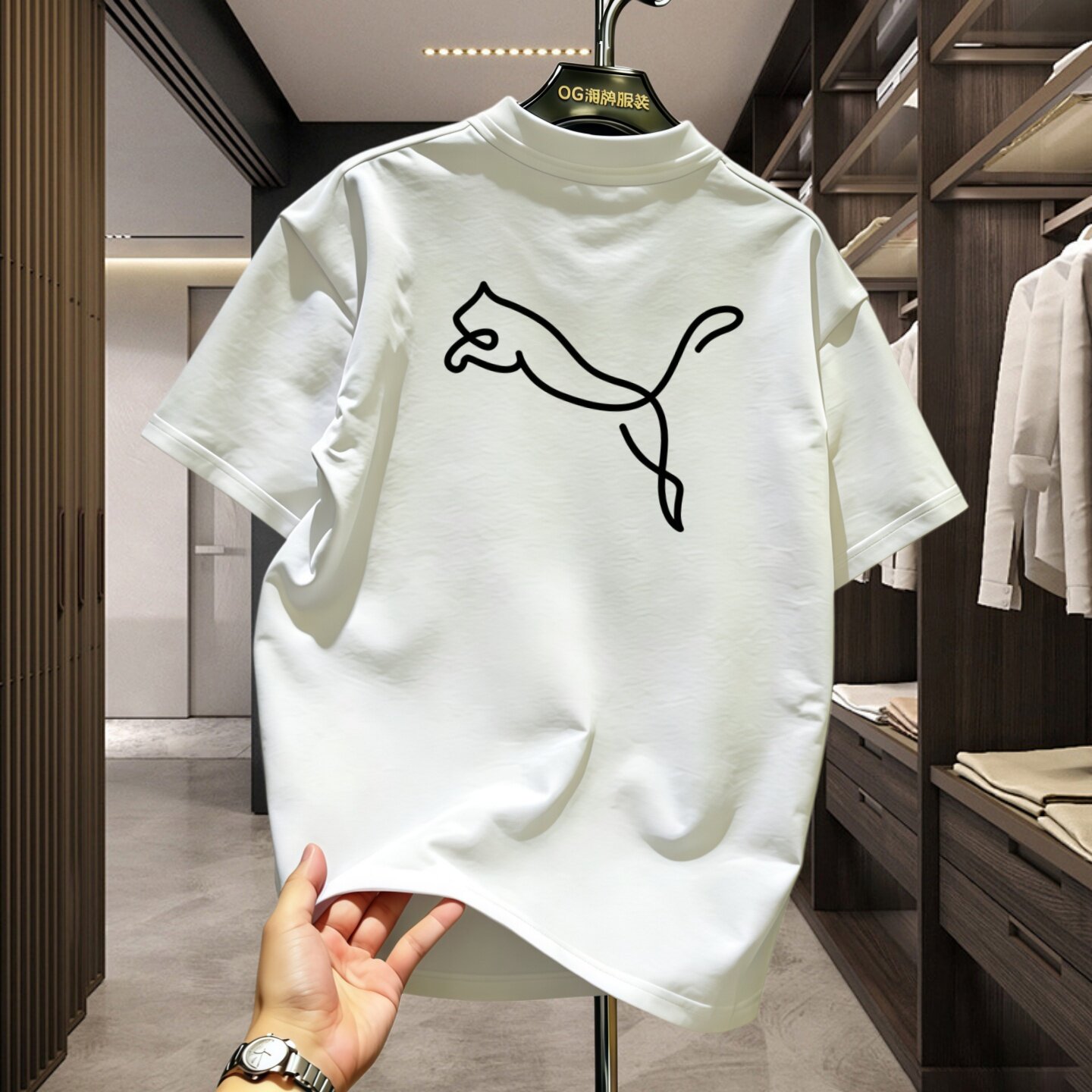 夏季新款短袖T恤男女百搭宽松纯棉透气运动休闲圆领半袖情侣上衣