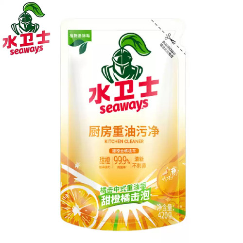 水卫士厨房重油污净甜橙420克