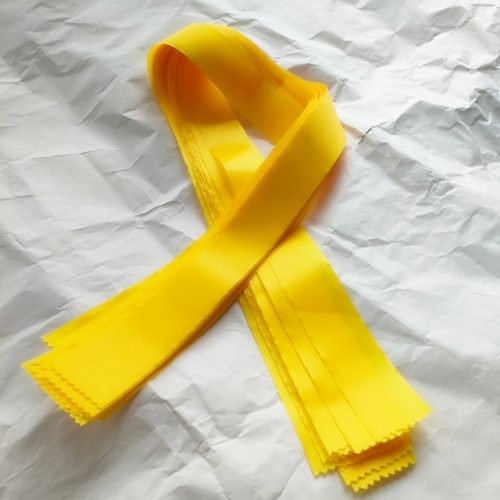 园林丝带绑带公益活动diy绸带感恩节礼品彩带婚庆金黄色汽车绑花