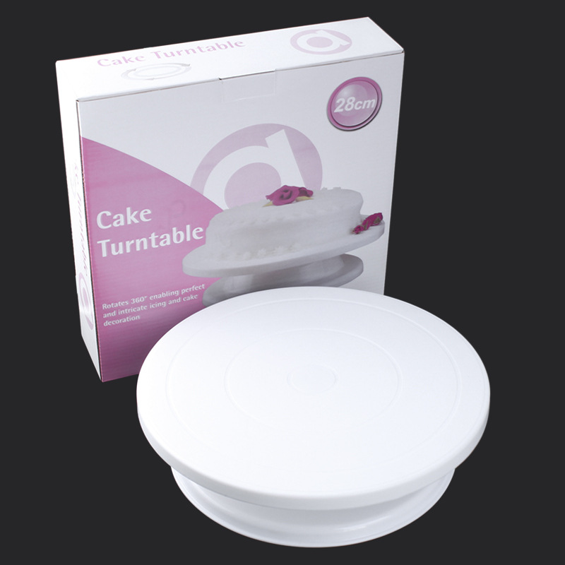 烘焙用具 裱花台蛋糕转盘旋转蛋糕转台做蛋糕DIY塑料蛋糕转盘工具