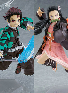 Figma498 炭治郎508祢豆子522我妻善逸可动换脸手办模型