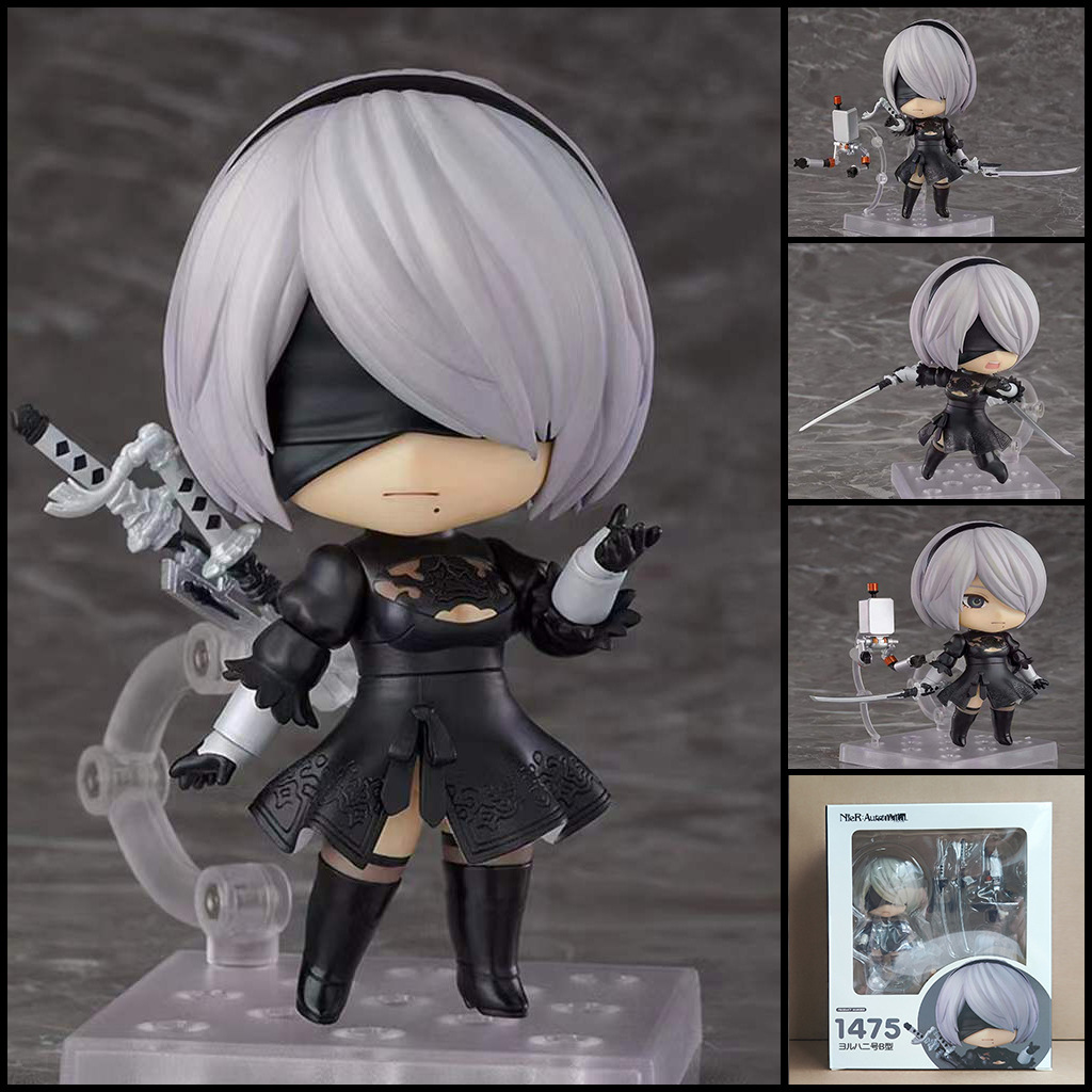 尼尔机械纪元Q版粘土1475尤尔哈二号B型2B小姐姐可动换脸公仔手办