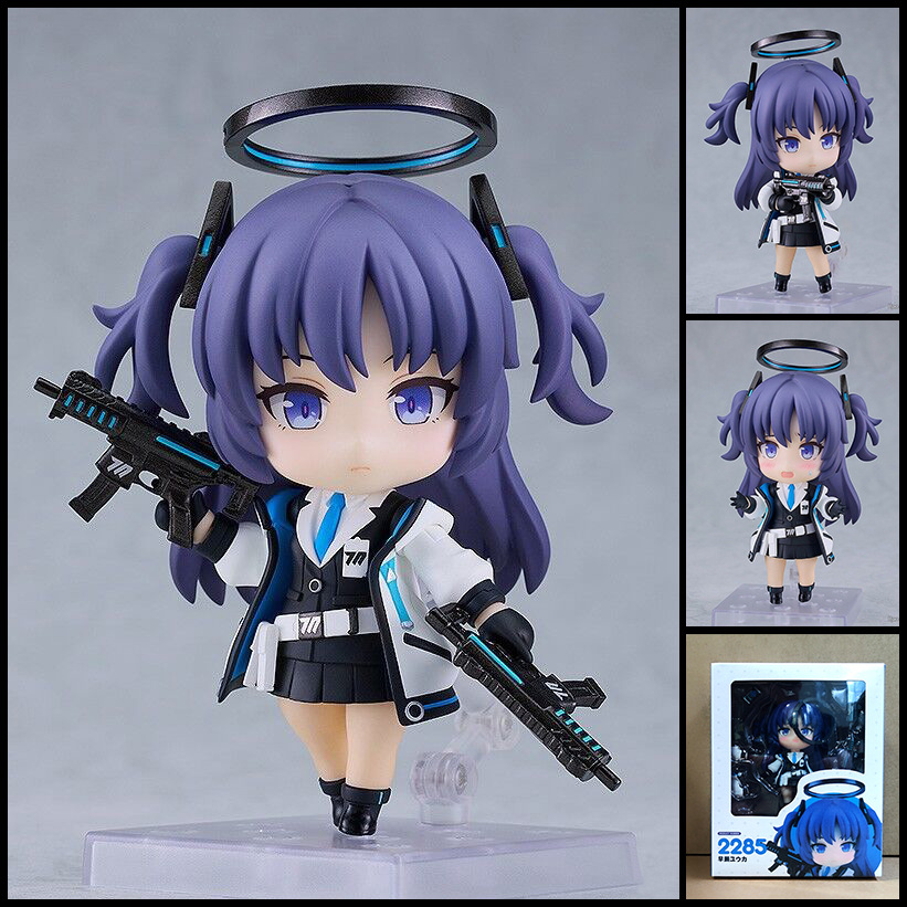 Q版 粘土人蔚蓝档案 2285# 早濑优香 可动换脸手办盒装摆件