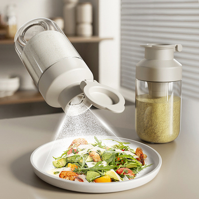 LISSA定量盐罐调料盒调味瓶罐玻璃调料瓶家用调料分装瓶盐瓶