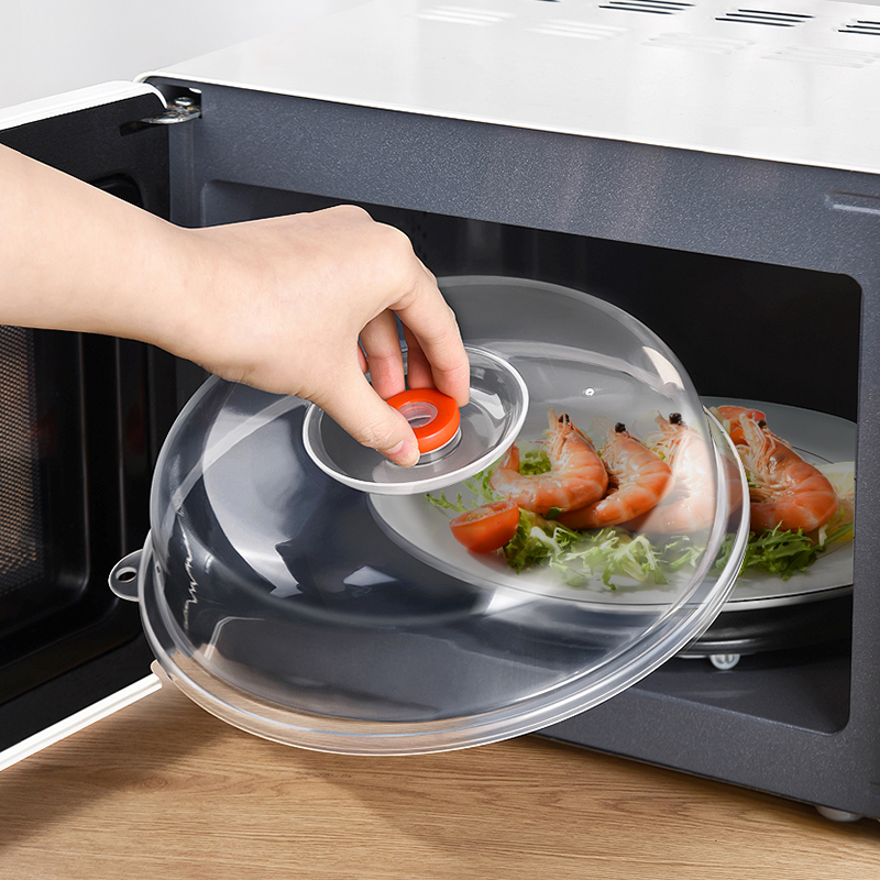 日本进口微波炉加热盖防溅碗盖厨房冰箱塑料保鲜盖防尘盖加热菜罩