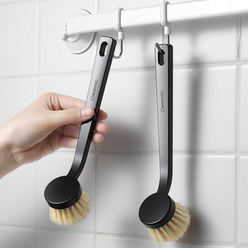 日本aisen剑麻刷锅神器厨房专用洗锅刷家用不沾油不粘锅长柄锅刷