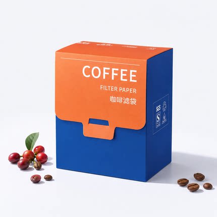 食品级挂耳咖啡滤纸便携滴漏式手冲一次性挂耳咖啡滤袋进口木浆