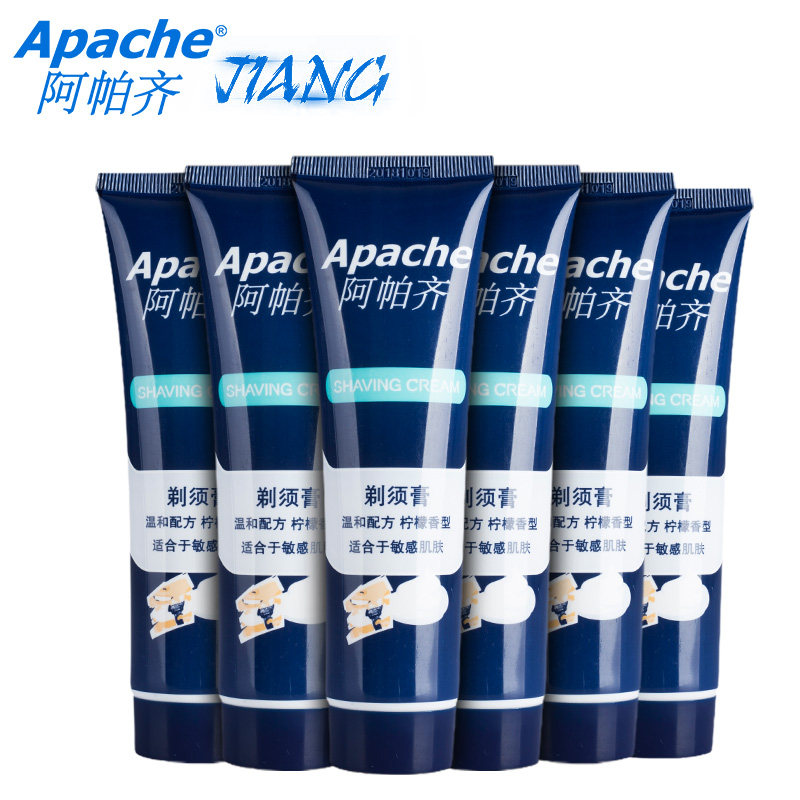 阿帕齐男士剃须泡沫手动刮胡泡沫剃须膏剃须啫喱泡沫6支装600克