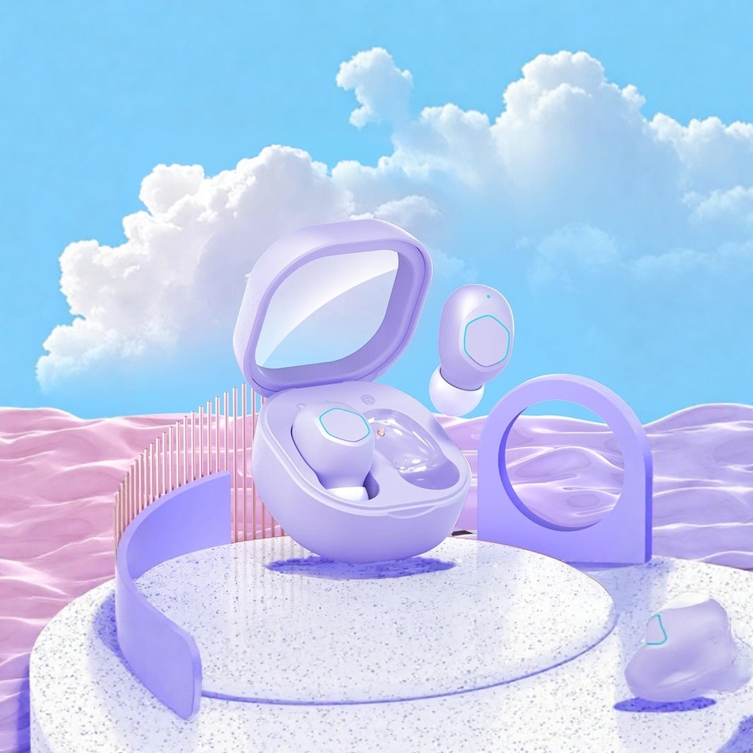 蓝牙耳机小巧便携音乐耳机5.3