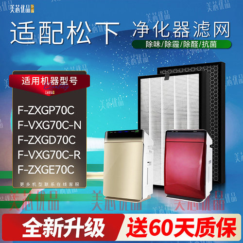 适配松下F-VXG70C/N/R净化器滤网