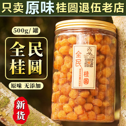 正宗高州生晒特选6A级全民桂圆干无核龙眼元肉500g非莆田广西博白