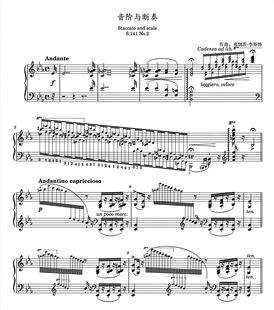 音阶与断奏Staccato and scal S.141 NO.2帕格尼尼大练习曲电子版