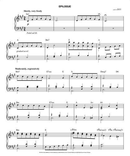 EPILOGUE爱乐之城电影原声钢琴谱-电子版-流行钢琴曲谱-电子谱