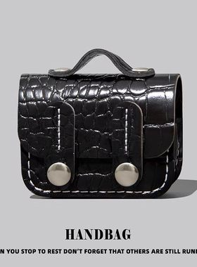 适用airpods4保护壳airpodspro3保护套airpodpro2耳机壳airpord3pro蓝牙airpord4苹果ipods四代黑色鳄鱼皮纹