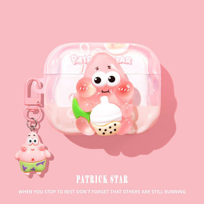 适用华为新款耳机壳保护套派大星