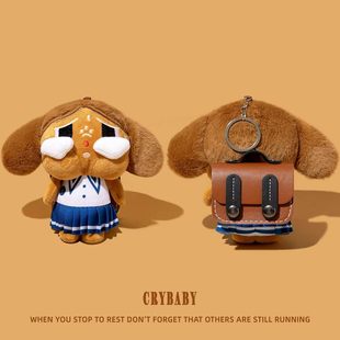 适用oppo enco air4pro保护套oppoencox3耳机壳oppoencor4蓝牙oppoencofree4盒oppoencoair4新声版毛绒哭娃