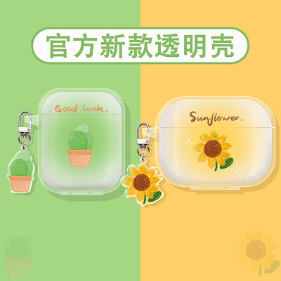 向日葵仙人掌适用OPPO蓝牙耳机壳