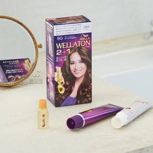 纯植物WELLA/威娜遮白发亚麻色