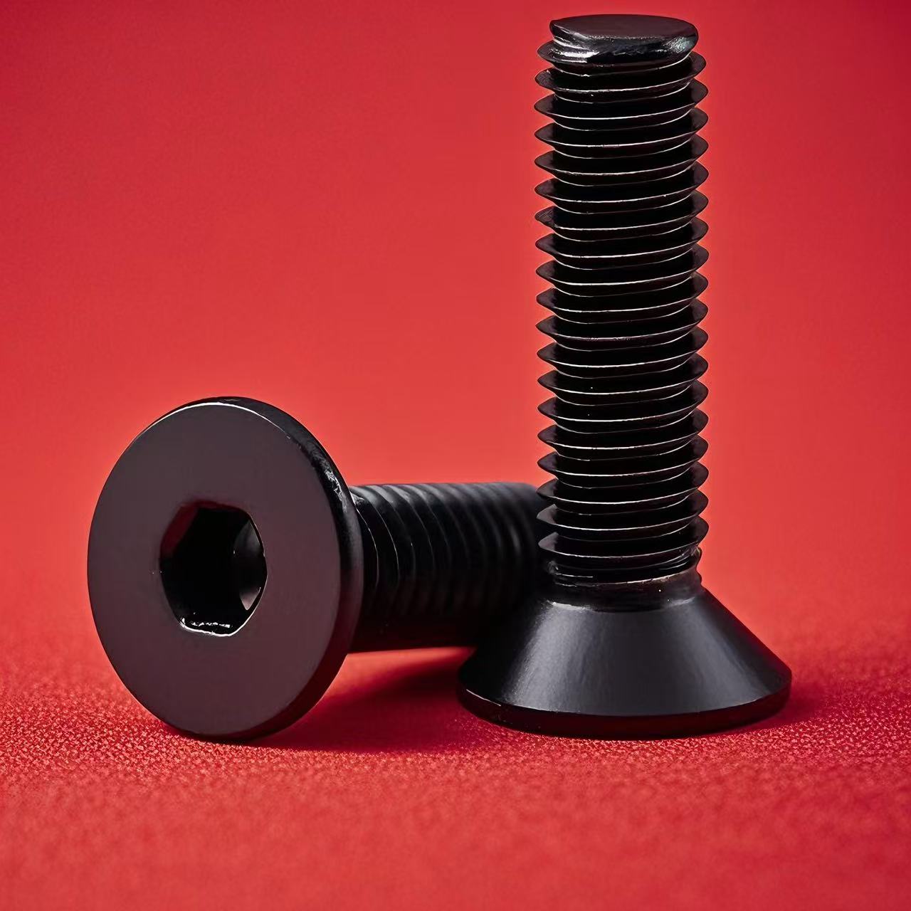 电泳黑304沉头内六角螺钉