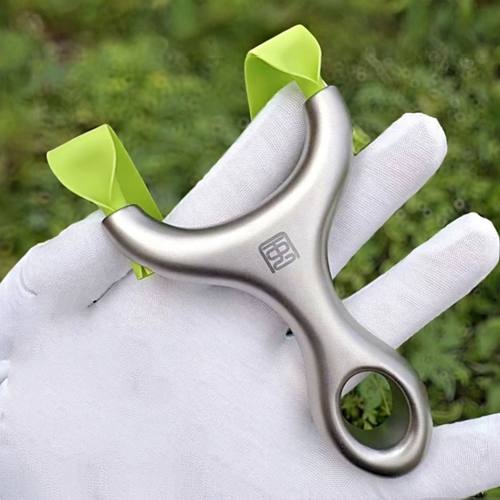 正品不锈钢古风顶卡高精度锥度孔户外成人弓大威力实战弹弓玩具